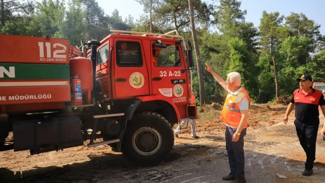 Başkan Gürün'den Yangınla Mücadelede Birliktelik Mesajı