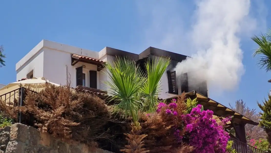 Bodrum'daki Villada Yangın Paniği