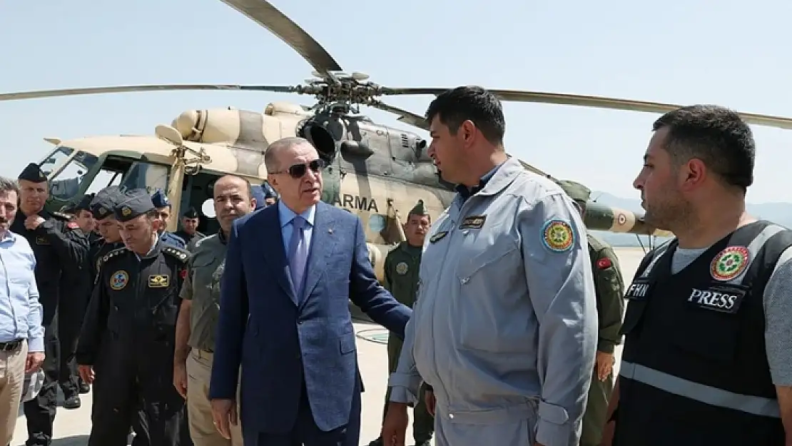 Cumhurbaşkanı Erdoğan, Bakan Soylu ve Kirişci'den Dalaman'da Bilgi Aldı