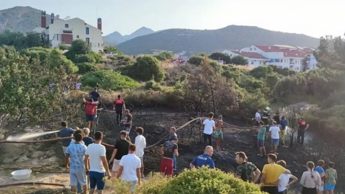 Datça'daki Makilik Yangını Söndürüldü