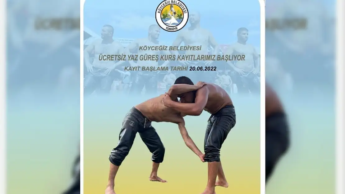 Köyceğiz Belediyesi'nin Güreş Kursu Başladı