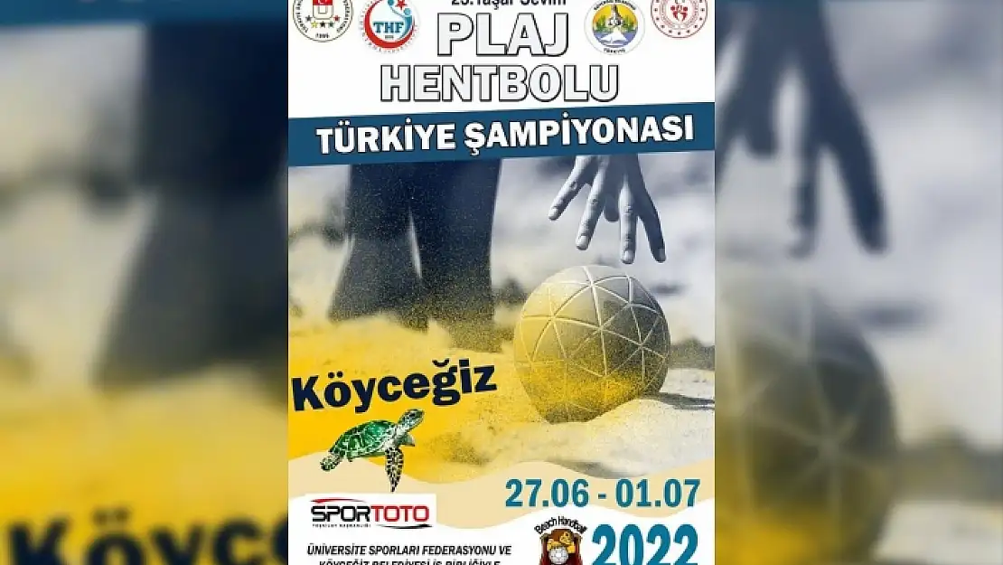 Köyceğiz'de Plaj Hentbolu Şampiyonası Başlıyor