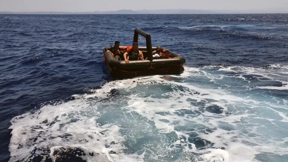 Marmaris'te 7 Düzensiz Göçmen Kurtarıldı