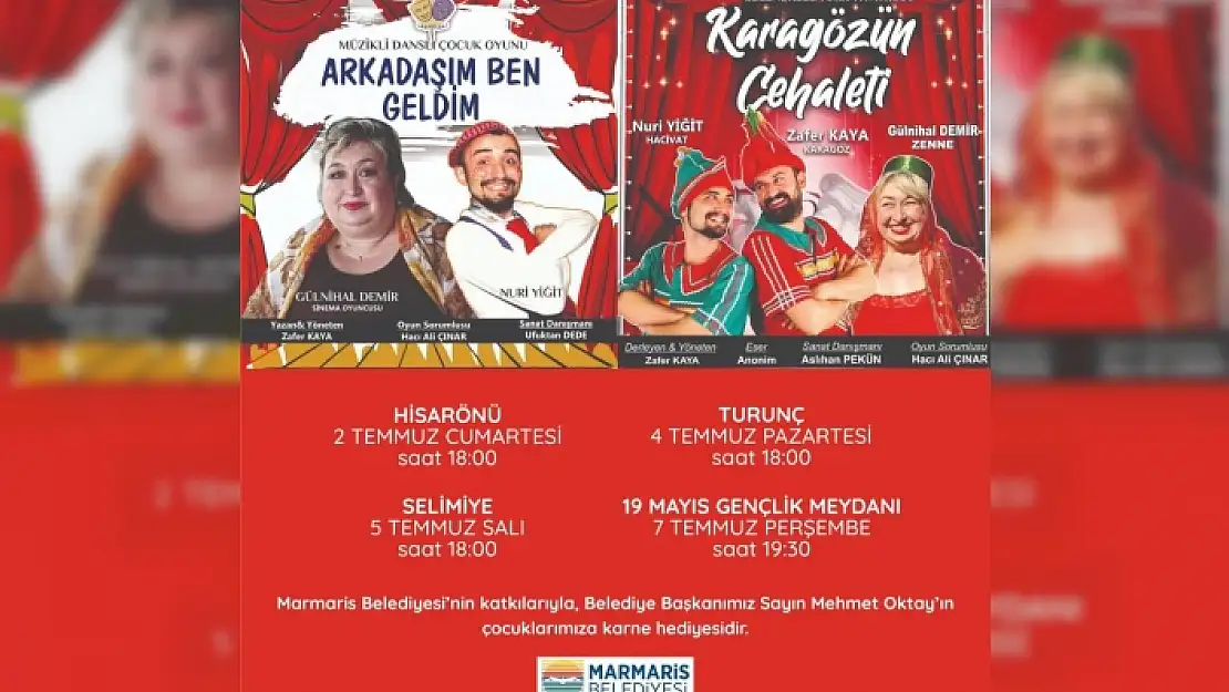 Marmaris'te Karne Hediyesi Tiyatro Oyunu