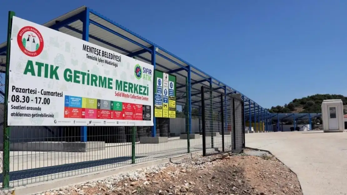 Menteşe Belediyesi Atık Getirme Merkezi, Hizmet Vermeye Başladı