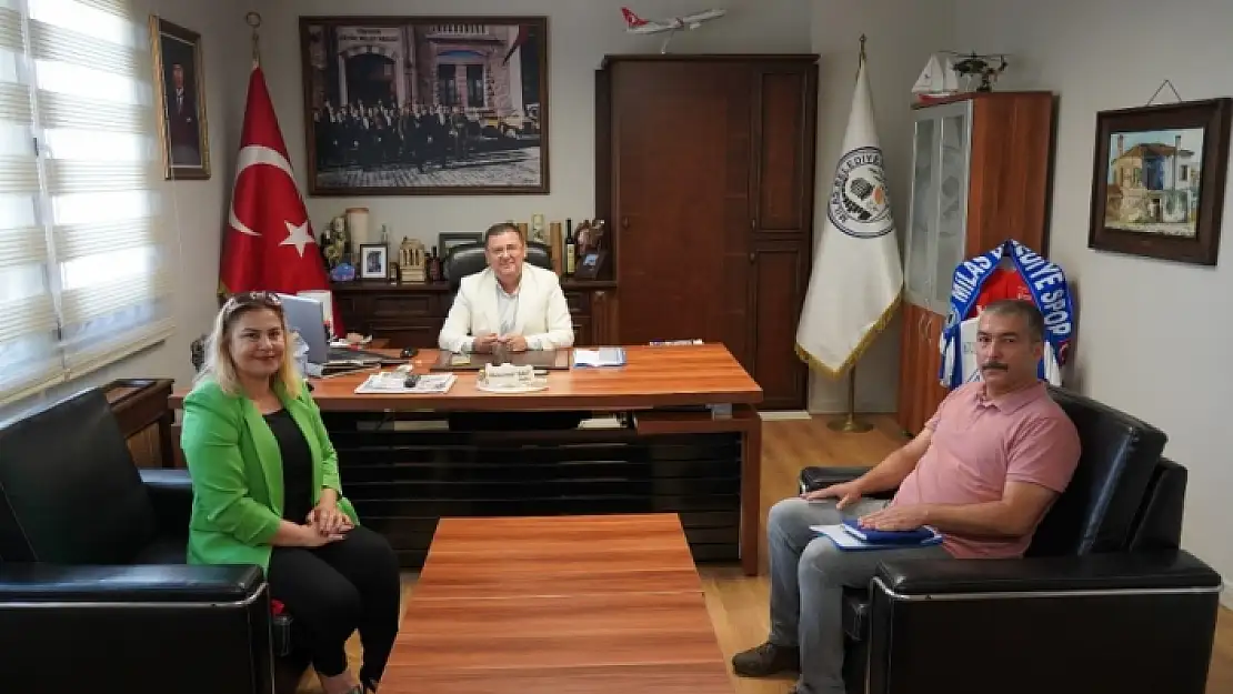 Opet Sosyal Sorumluluk Projeleri Saha Sorumlusu'ndan Başkan Tokat'a Ziyaret