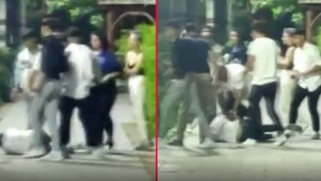 2 Genç Kız, Kendilerine Laf Atan Kişiyi Sokak Ortasında Dövdü