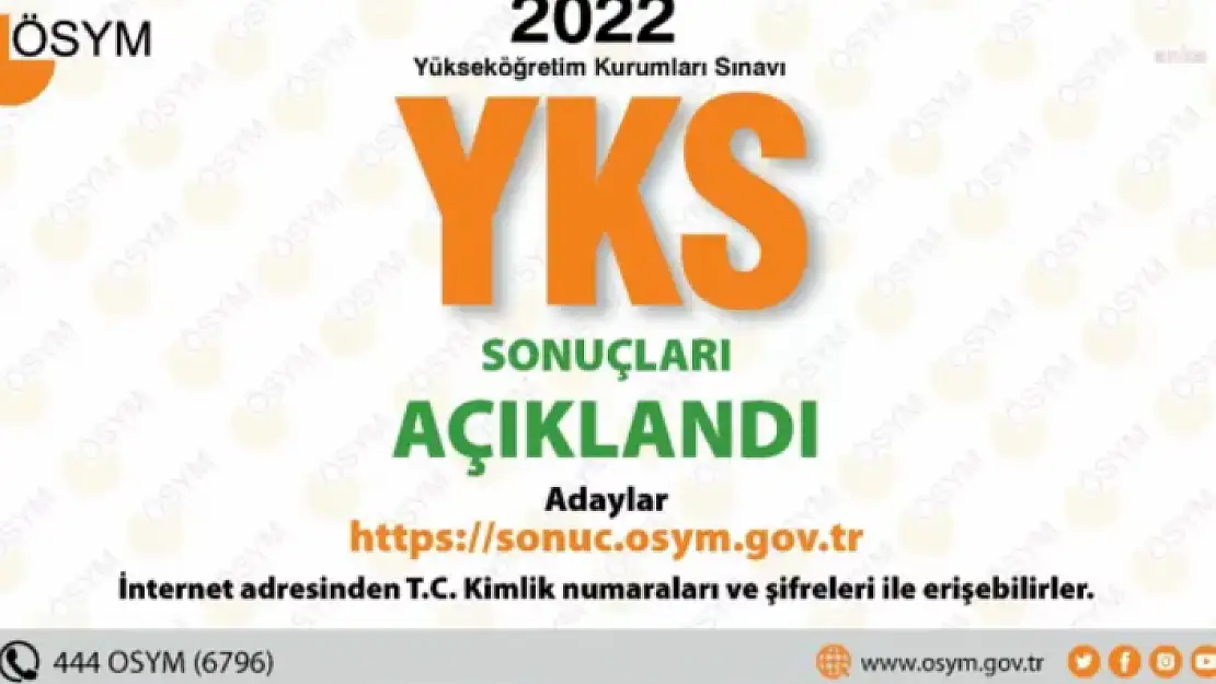 2022 YKS Sonuçları Açıklandı