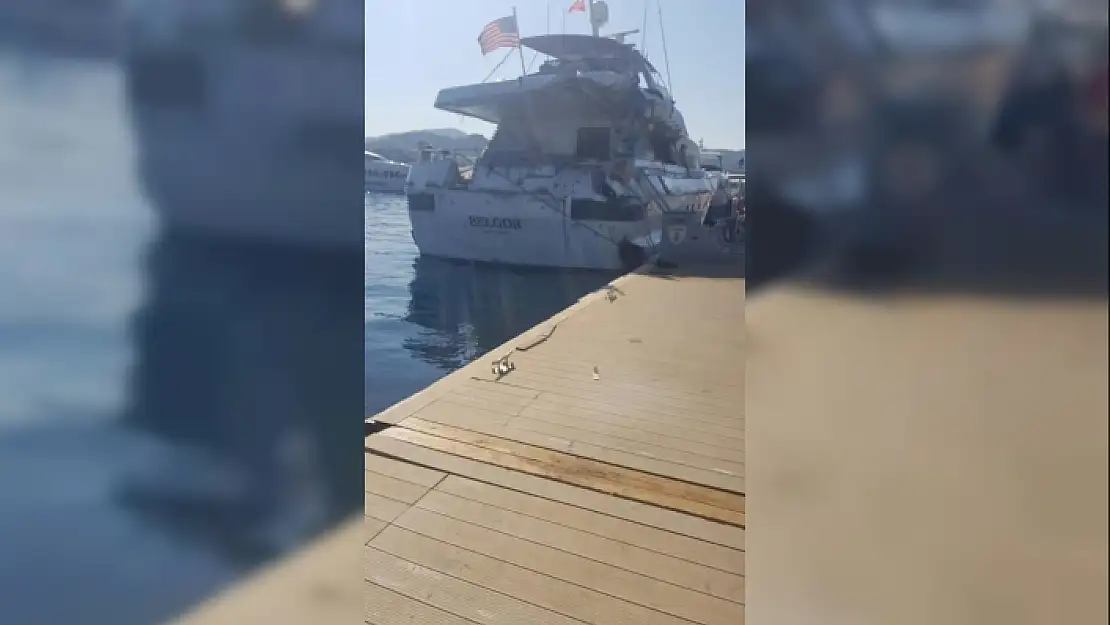 Bodrum'daki Sahil Güvenlik Botu ile Lüks Bir Yat Arasında Nefes Kesen Kovalamaca