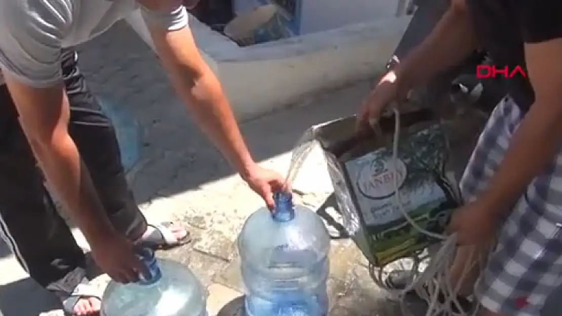 Bodrum'daki Yakaköy Mahallesi'nin Sakinlerinin Susuzluk Çilesi