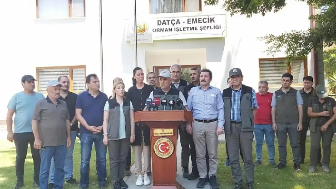 Datça'daki Orman Yangını Kontrol Altına Alındı