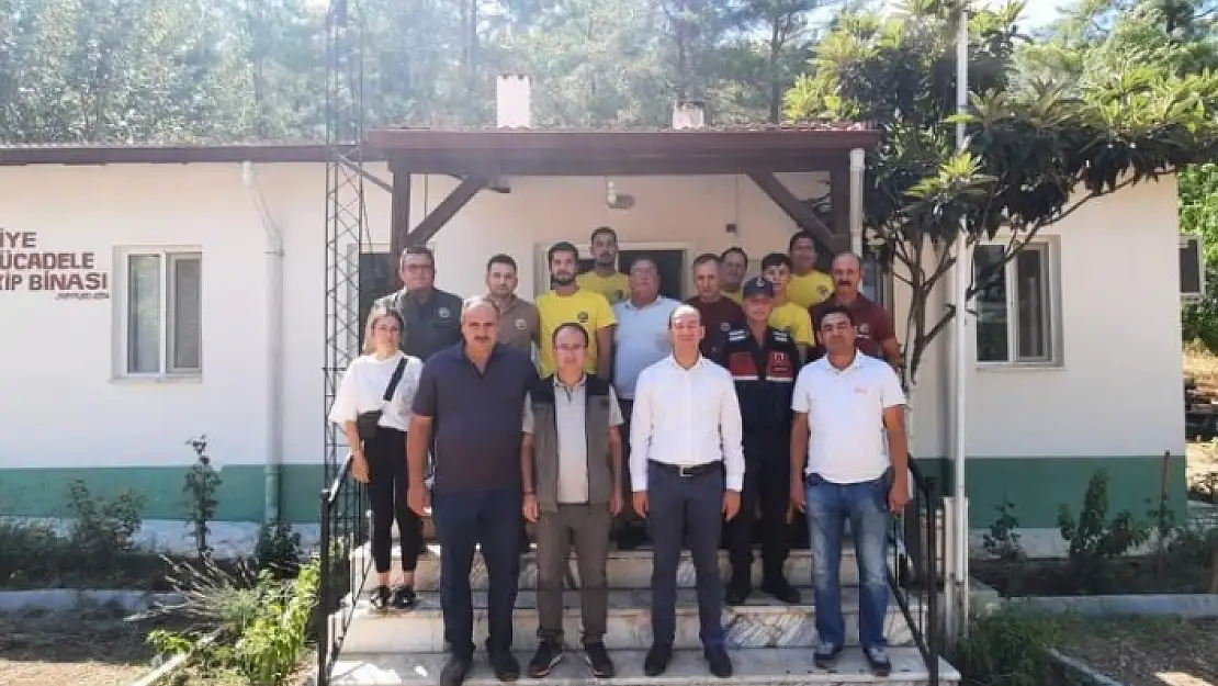 Köyceğiz Kaymakamı Maslak'tan Yangın Ekiplerine Ziyaret