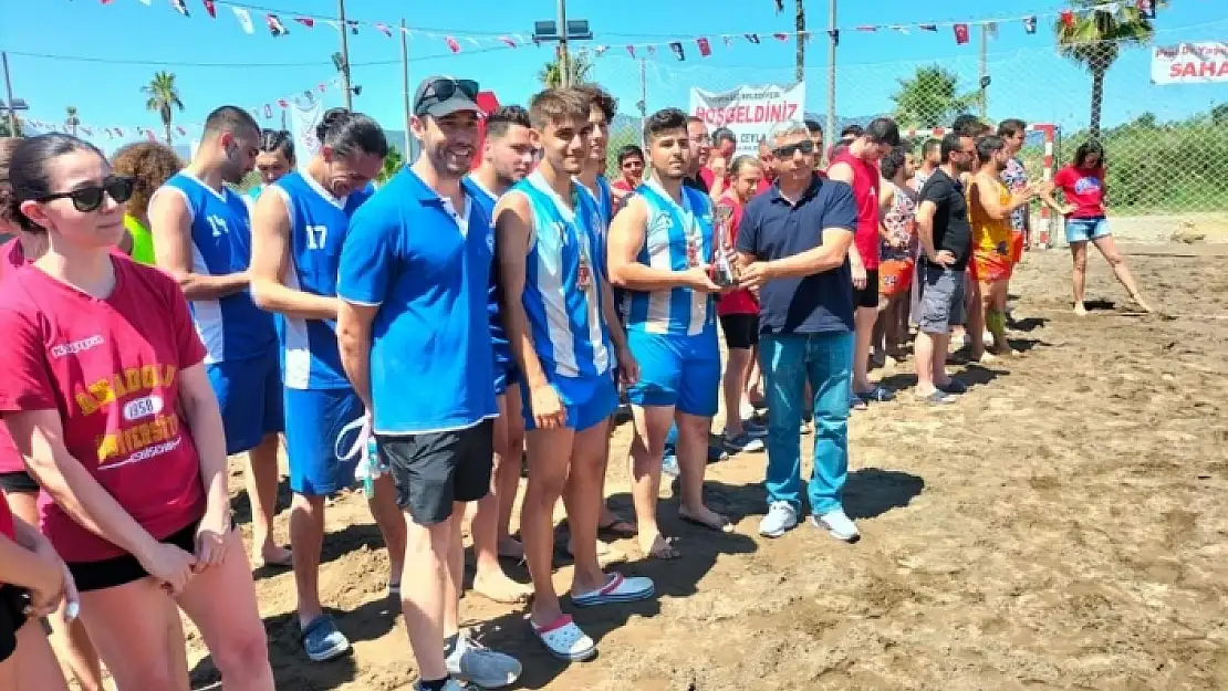 Köyceğiz'de Plaj Hentbolu Şampiyonası Sona Erdi
