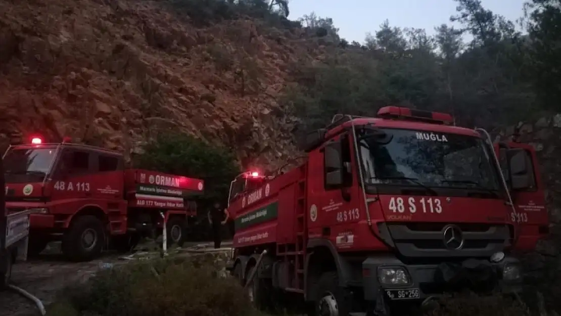 Marmaris'teki Orman Yangını Kontrol Altında