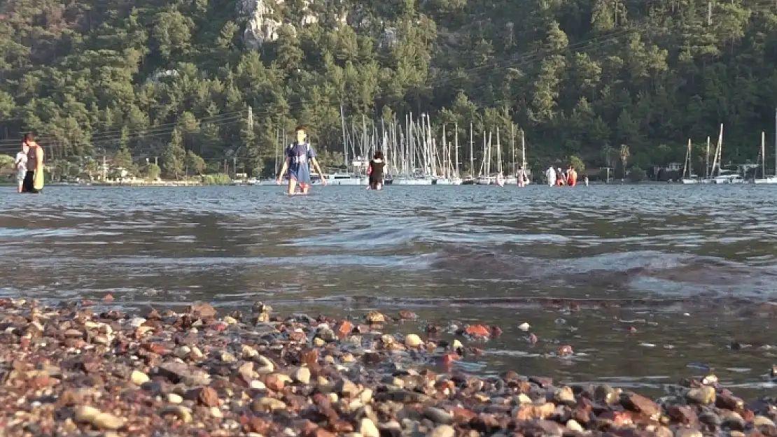 Marmaris'in Dünyaca Ünlü Plajı Kızkumu'na Yoğun İlgi