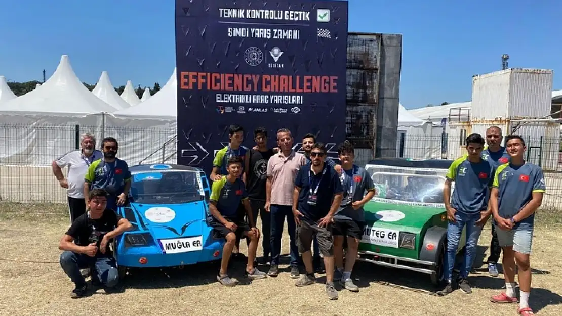 Muğla 2 Elektrikli Araç ile Teknofest'te Temsil Edildi