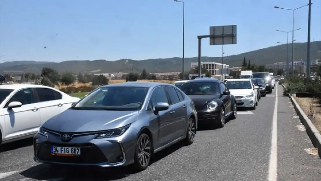 Muğla'daki Tatilciler Dönüş Yolunda Yoğunluk Oluşturdu