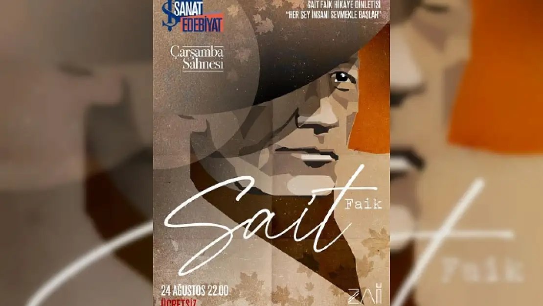 Bodrum, İş Sanat Çarşamba Sahnesi'nde Sait Faik Hikâyelerini Dinleyecek