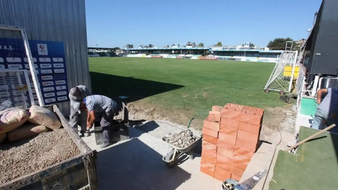 Bodrumspor'da ve Stadyumda Hazırlıklar Devam Ediyor
