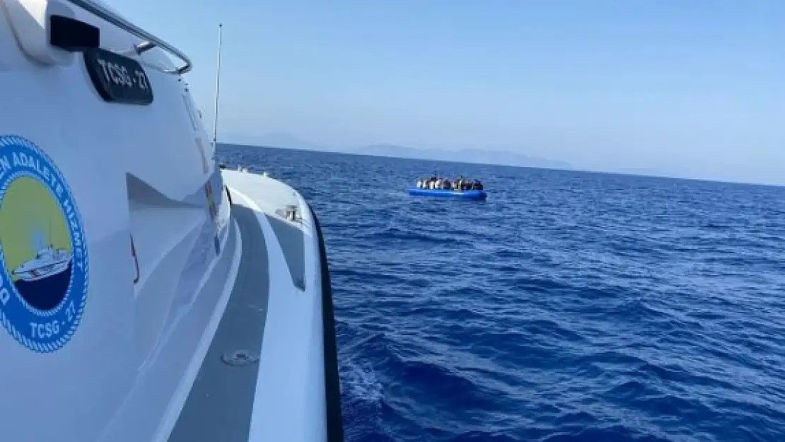 Dalaman'da 43 Düzensiz Göçmen Kurtarıldı