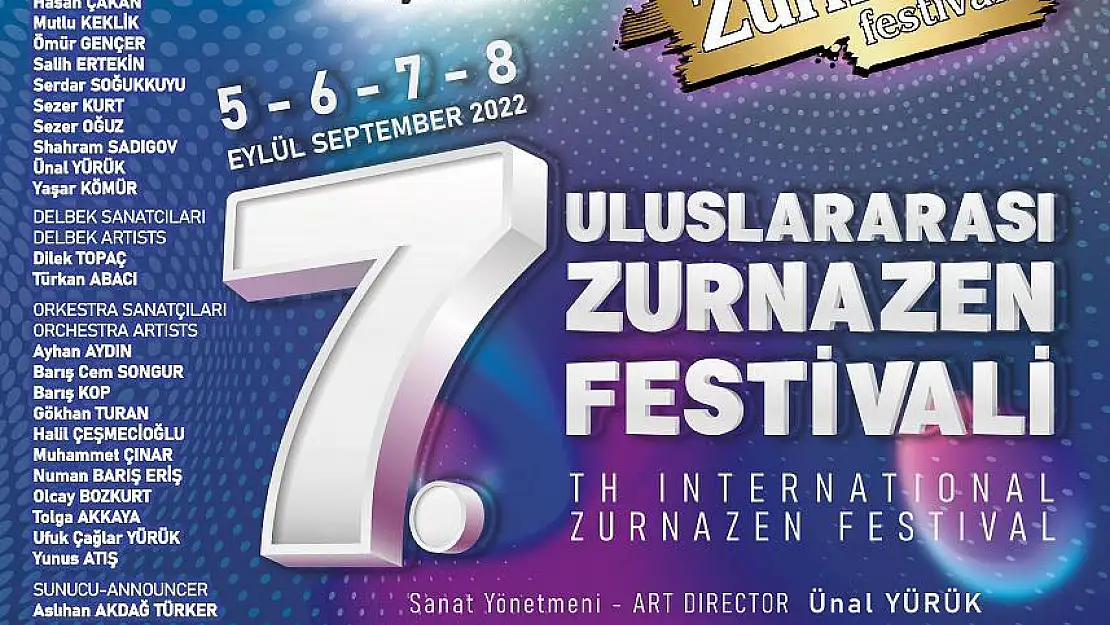 Dünyada Sadece Muğla'da Yapılan Uluslararası 7'inci ZurnaZen Festivali Başlıyor