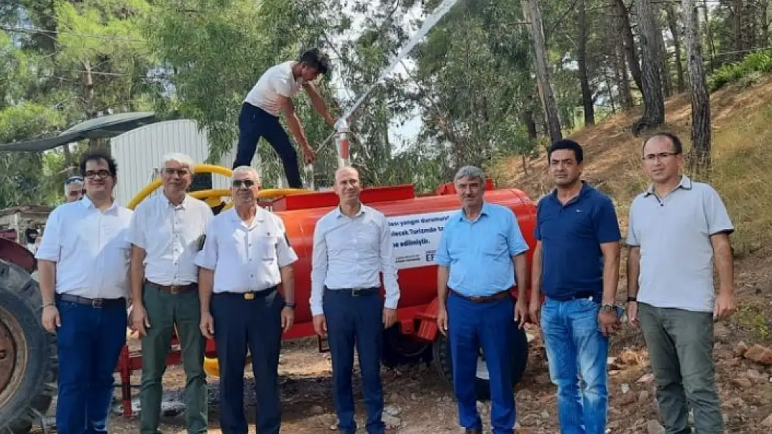 Köyceğiz'e Yangınla Mücadele Amaçlı Su Tankeri Teslim Edildi