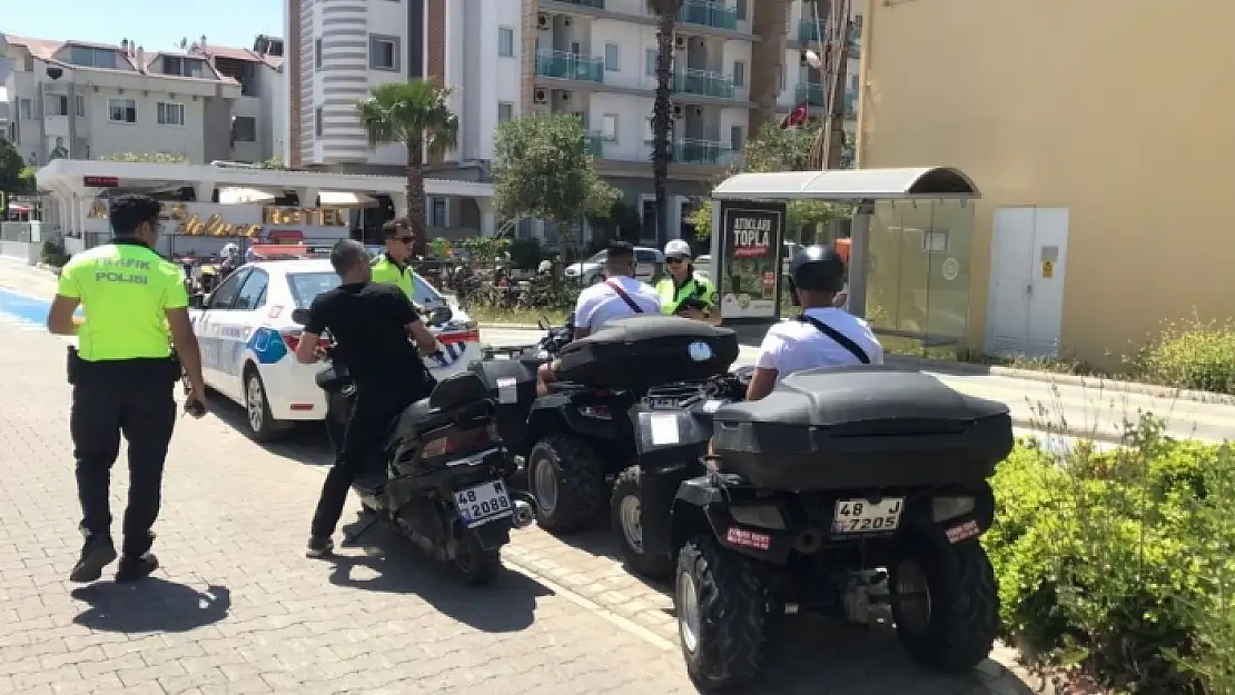 Marmaris'te Drift Atan Turistlere Ceza
