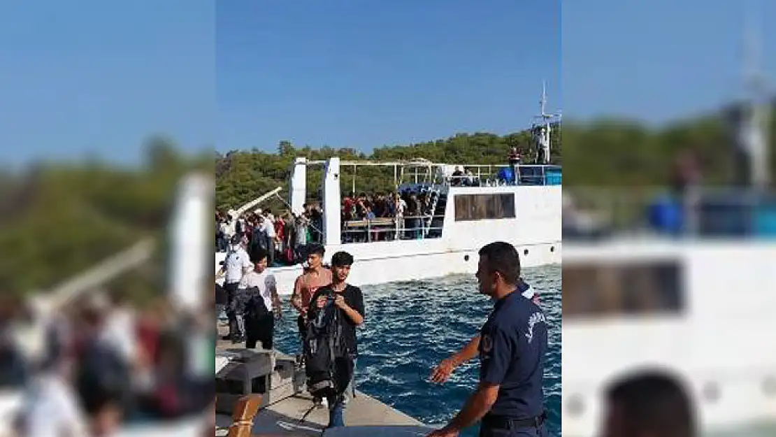 Ortaca Açıklarında 120 Düzensiz Göçmen Yakalandı