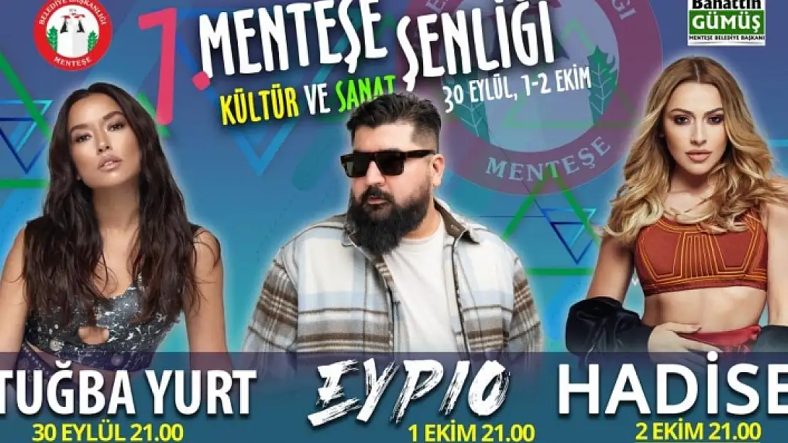 7'inci Menteşe Kültür ve Sanat Şenliği Başlıyor