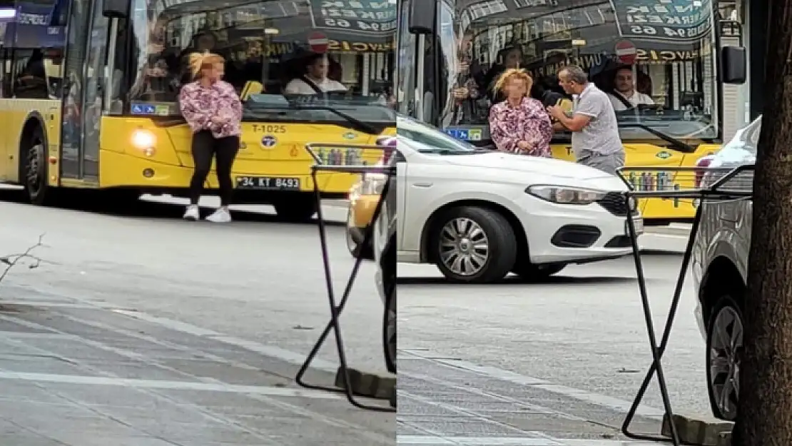 Alkollü Kadın Trafiği Birbirine Kattı
