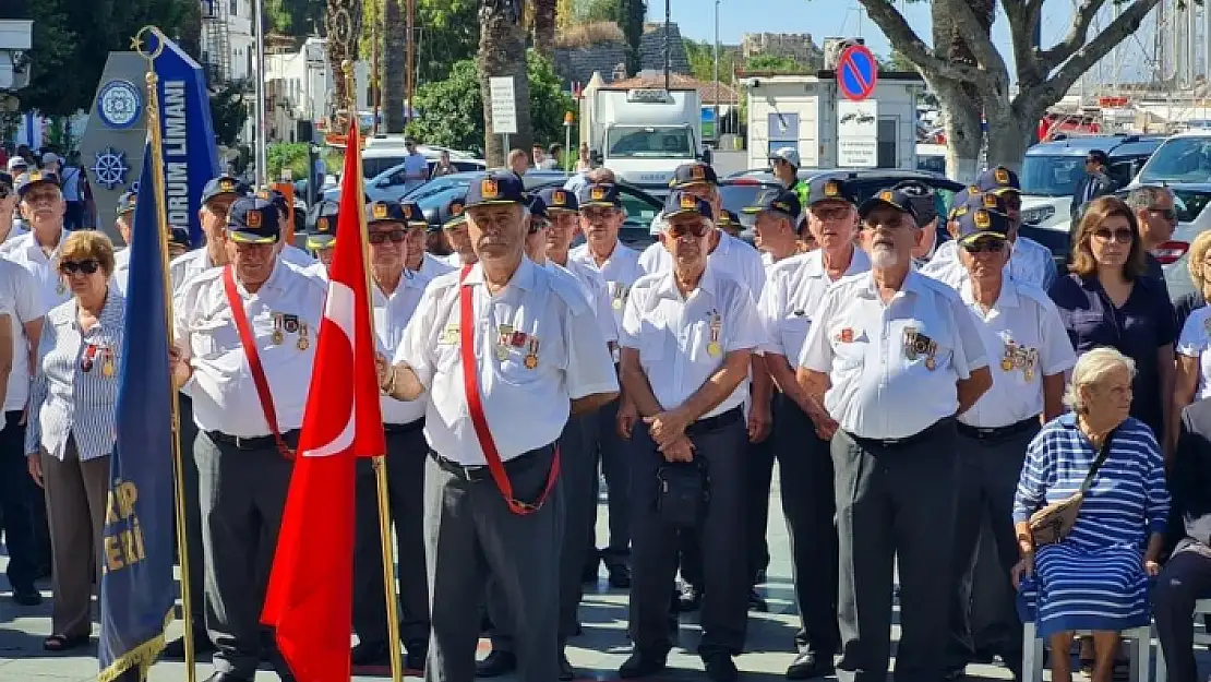 Bodrum'da Gaziler Günü Törenle Kutlandı