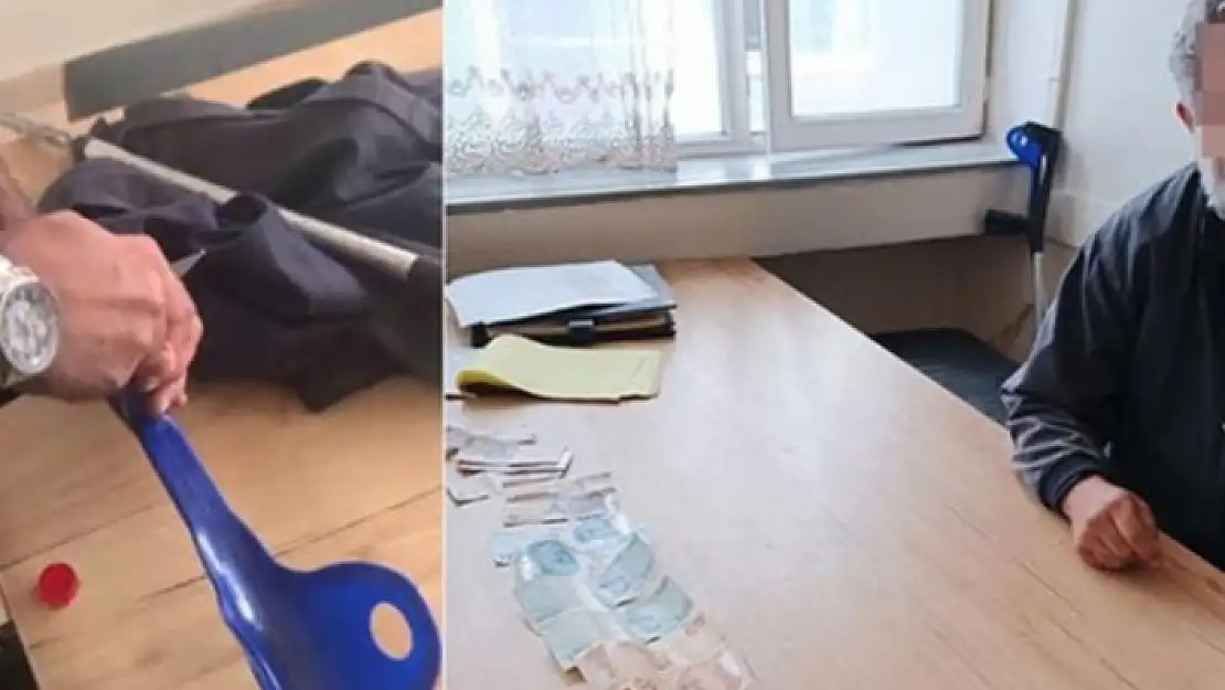 Dilencinin Bastonundan Çıkan Paralar Pes Dedirtti