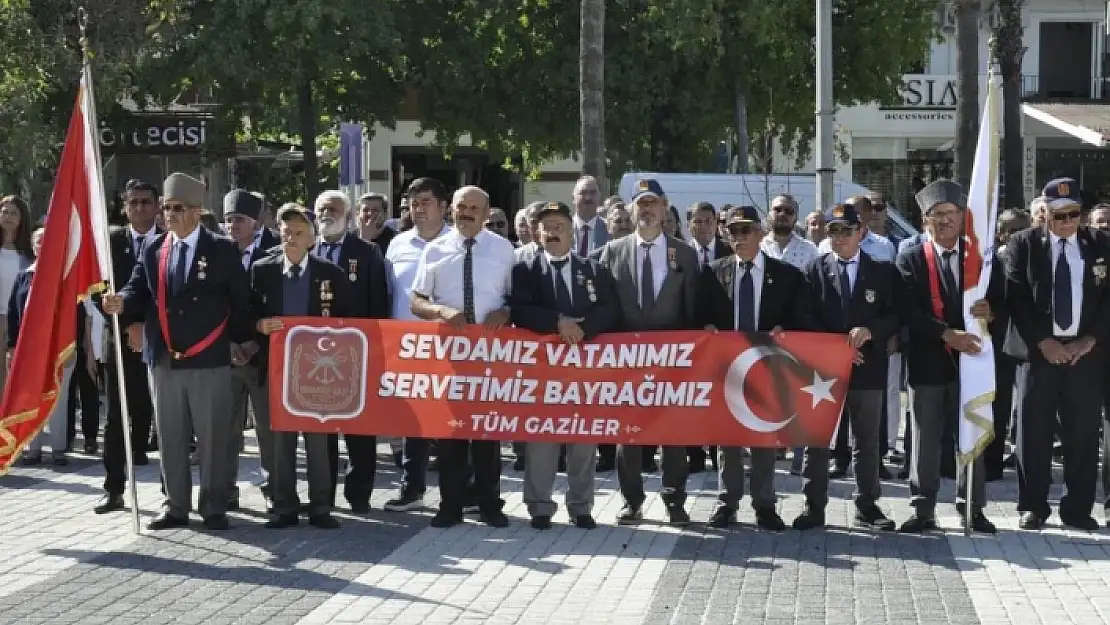 Fethiye'de Gaziler Günü Törenle Kutlandı