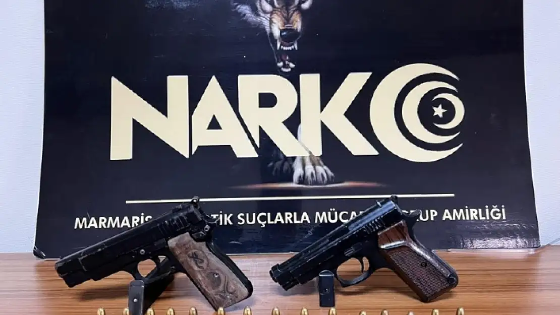 Marmaris'te Aracın Gizli Bölmesinden Ruhsatsız Tabanca ile Yüklü Miktarda Döviz Çıktı