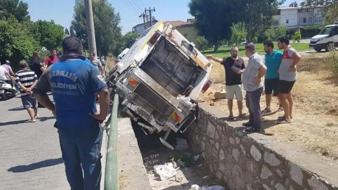 Marmaris'te Çöp Kamyonu Kazası: 3 Yaralı