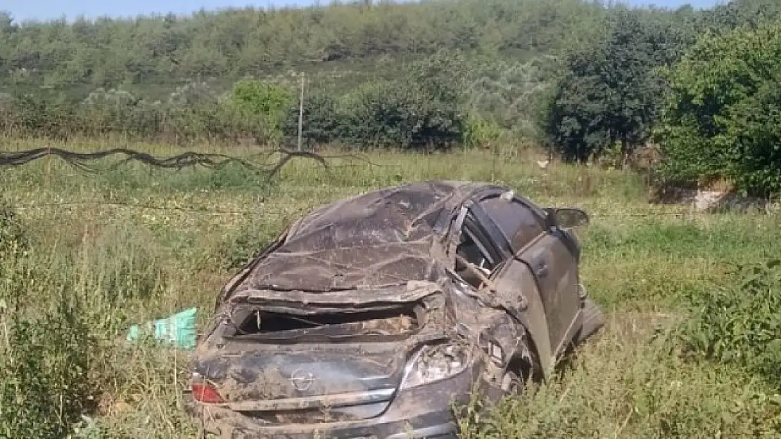 Milas'ta Feci Kaza: Devrilen Otomobilin Sürücüsü Yaşamını Yitirdi