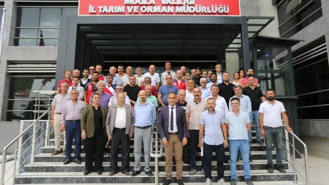 Muğla'da Hasat Öncesi Zeytinyağı İşletmesi Sahipleriyle Toplantı Düzenlendi