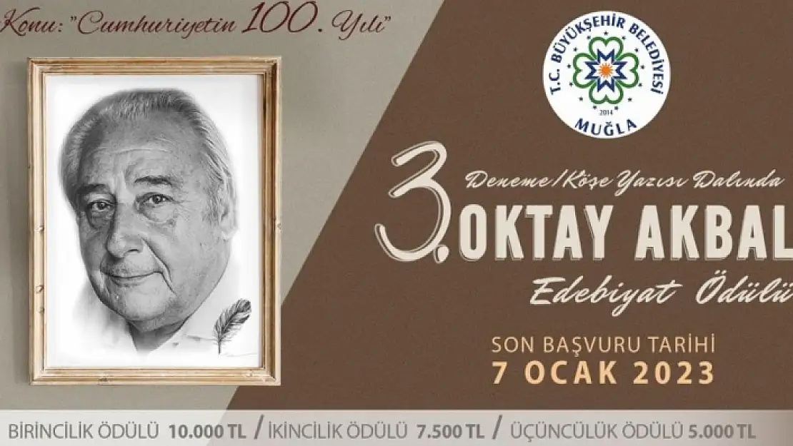 Oktay Akbal Edebiyat Ödülü Başvuruları Başladı