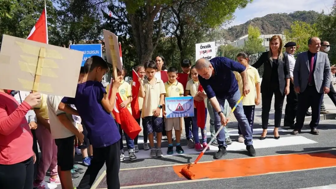 Ortaca'da 'Yayalara Saygı' Etkinliği Gerçekleştirildi