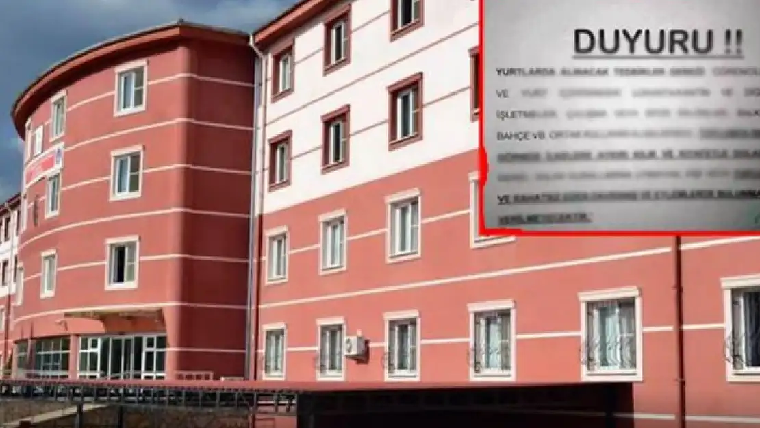 Bir Kız Öğrenci Yurdunda Skandal Kıyafet Uyarısı