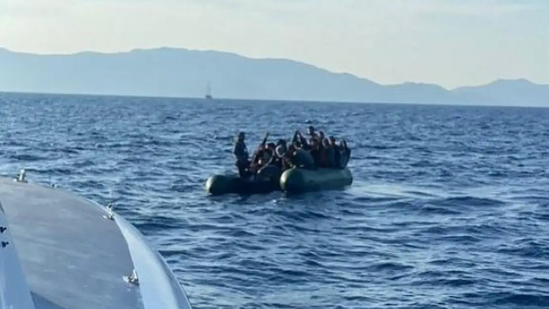 Bodrum'da 30 Düzensiz Göçmen Kurtarıldı