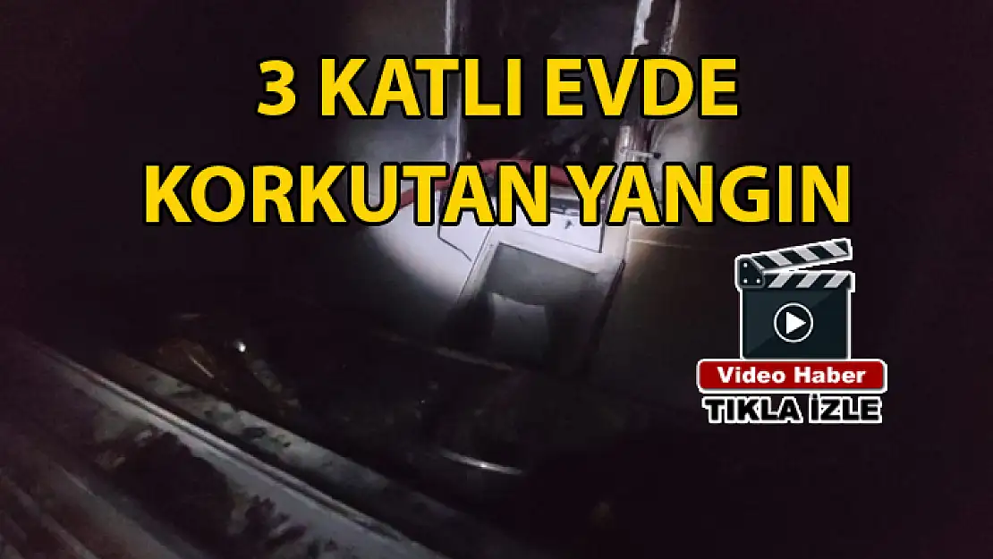 Datça'daki 3 Katlı Evde Korkutan Yangın!