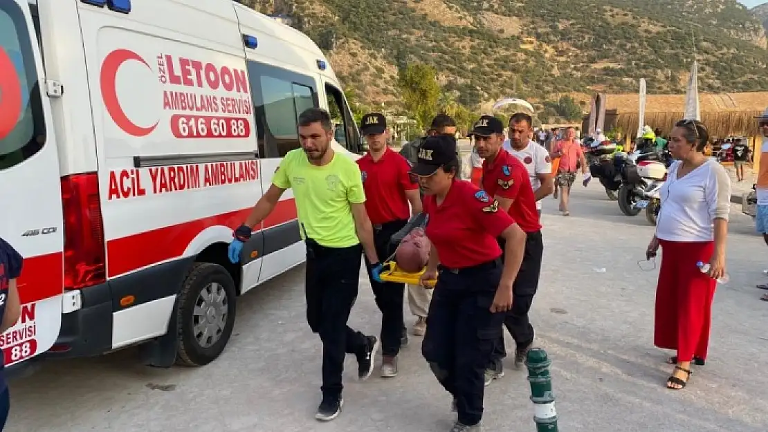 Fethiye'de Paraşüt Düştü: 1 Kişi Yaralandı