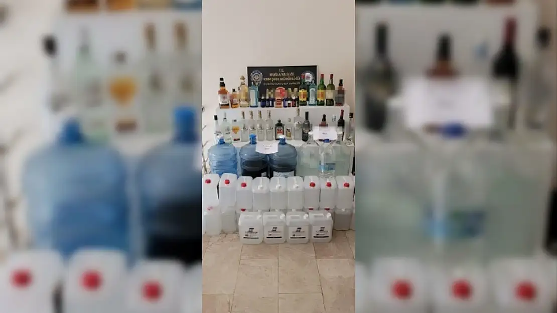 Fethiye'de Sahte İçki Operasyonu! 2 Kardeş Gözaltına Alındı