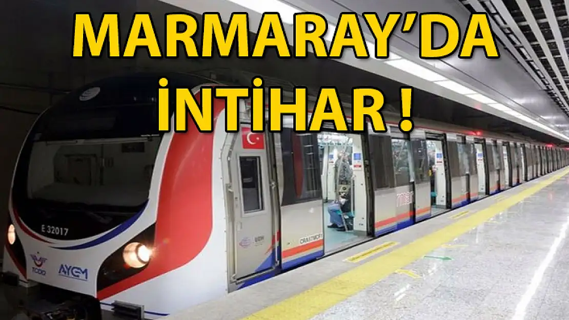 Marmaray'da Bir Kişi İntihar Etti