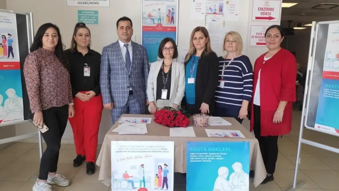 Menteşe'de Hasta Hakları Günü'nde Hastanede Stant Kuruldu