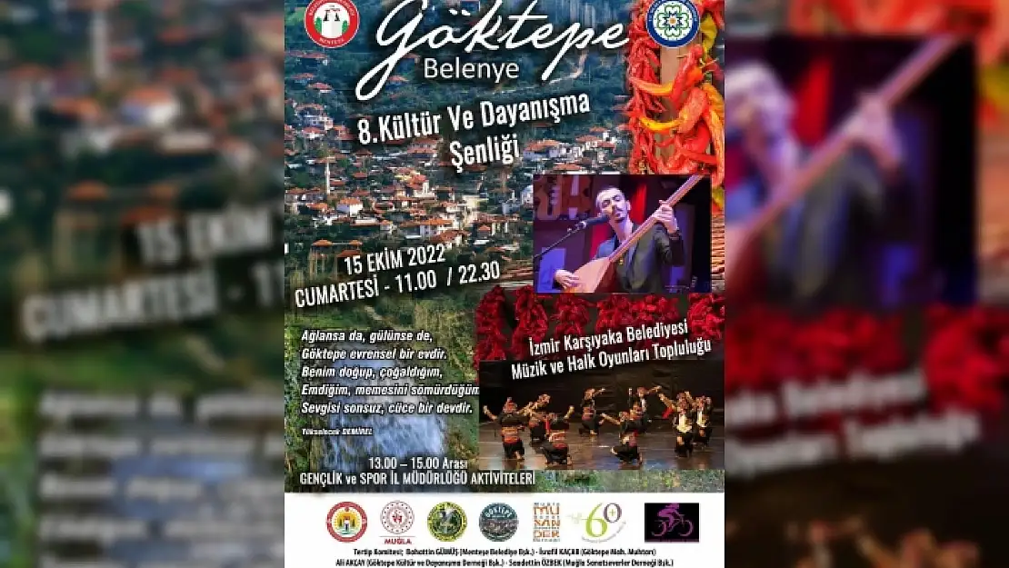 Muğla 8.Göktepe Kültür ve Dayanışma Şenliği'ne Sayılı Günler Kaldı