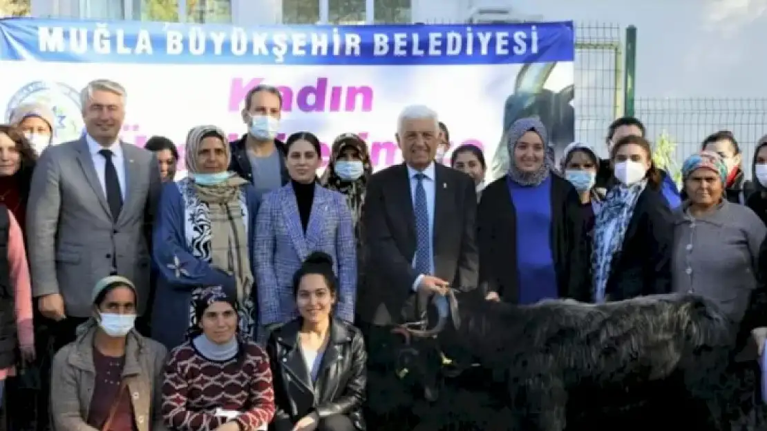 Başkan Gürün, Yatağan'da Kıl Keçisi Dağıtım Töreninde Konuştu