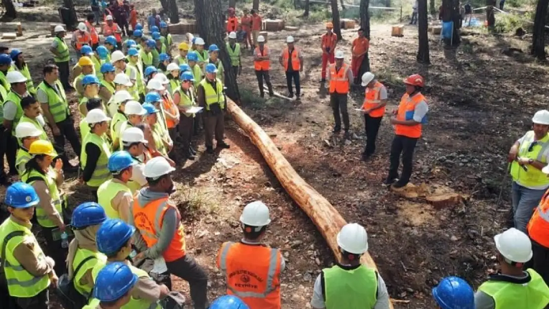 Muğla Orman Bölge Müdürlüğü'nden 4 İlçede Üretim Tatbikatı