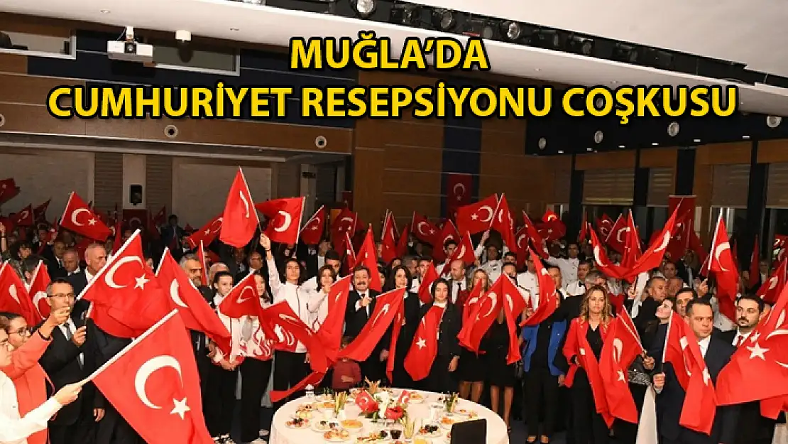 Muğla Valisi Orhan Tavlı ve Eşi Ayşe Tavlı Cumhuriyet Resepsiyonu Düzenledi